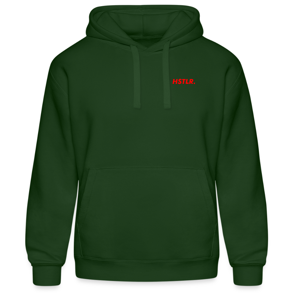 HSTLR. X RUSSELL EL TRANSPARENT HOODIE - bottle green