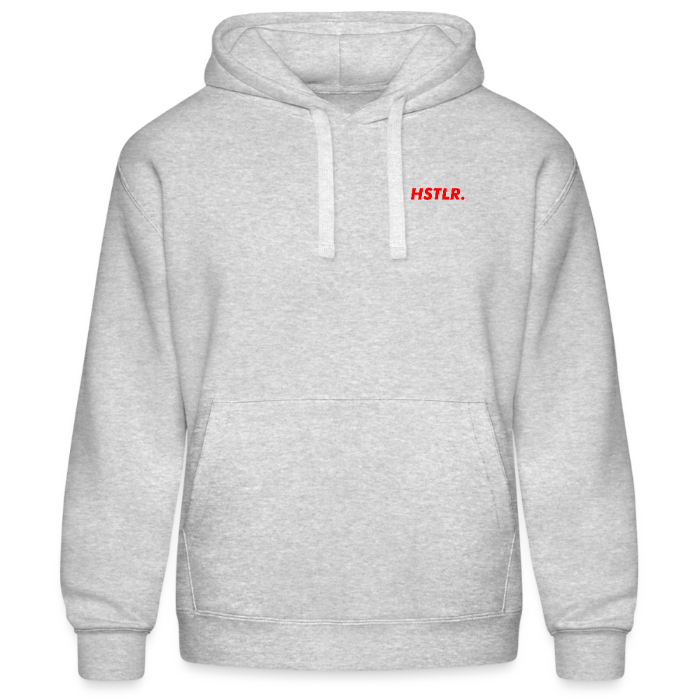 HSTLR. X RUSSELL EL TRANSPARENT HOODIE - heather grey