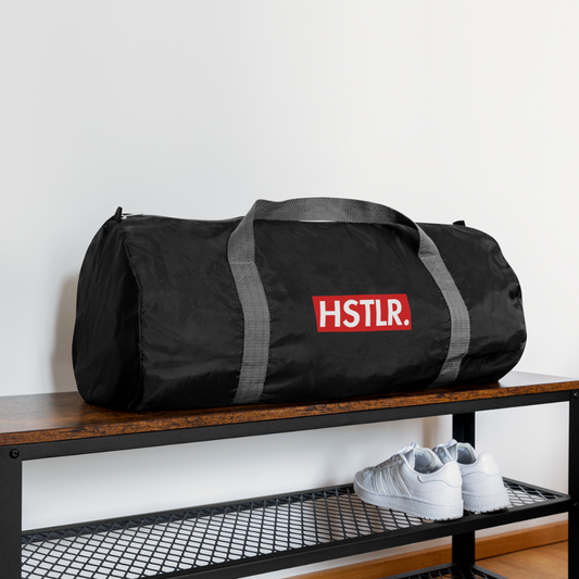 HSTLR. DUFFEL BAG BLACK/RED/WHITE - black