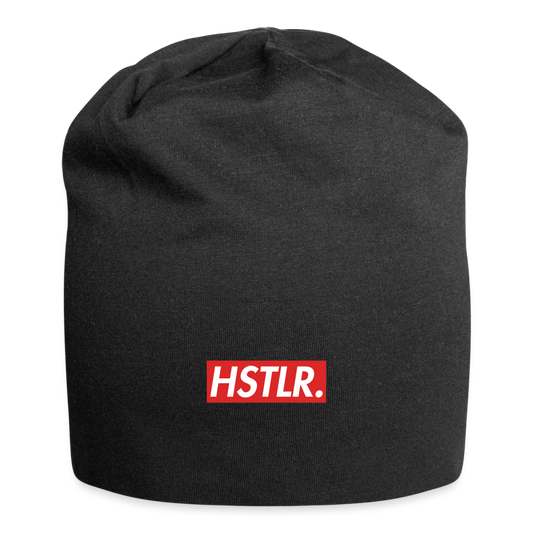 HSTLR. JERSEY BEANIE BLACK/RED/WHITE - black