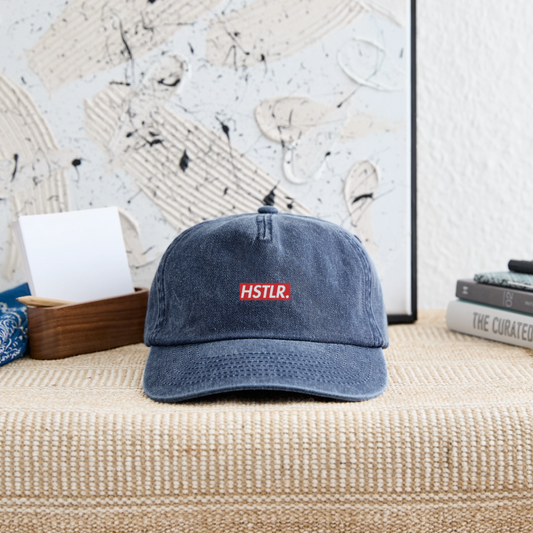 photo HSTLR. RELAXED VINTAGE CAP - vintage denim